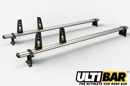 2 Bar Reinforced Aluminium Roof Bars For The Low Roof Fiat Scudo Van 07 On H1 VG248/2