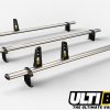 3 Bar Heavy Duty Roof Bars For The High Roof Renault Trafic Van VG211/3