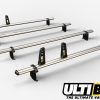 4 Bar Heavy Duty Roof Bars For The High Roof Renault Trafic Van VG211/4